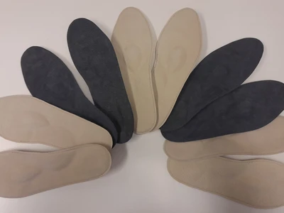 šité vložky - vějíř